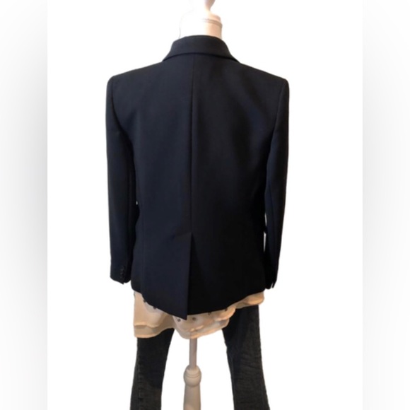 Joseph Savoy Black Wool Blazer Women Size M - Picture 4 of 17